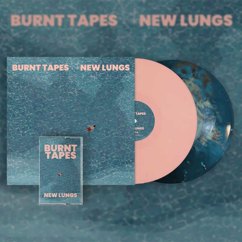Double vinyl set (Beach + Waves) with cassette of Burnt Tapes – New Lungs