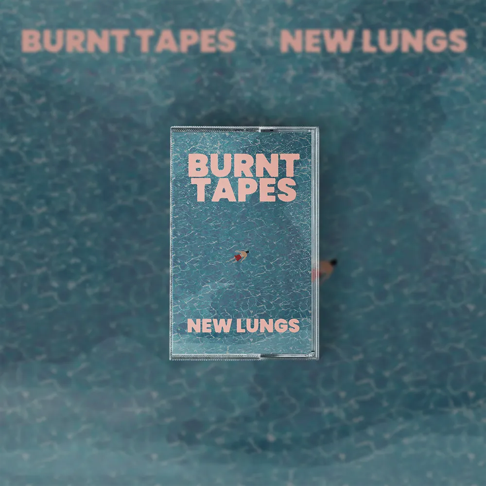 Cassette tape of Burnt Tapes – New Lungs