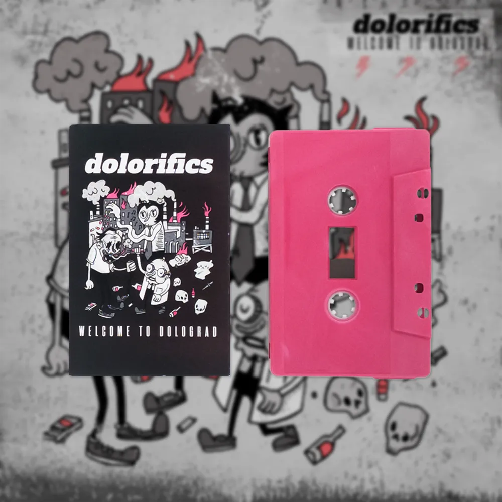 Cassette edition of Dolorifics' "Welcome to Dolograd"
