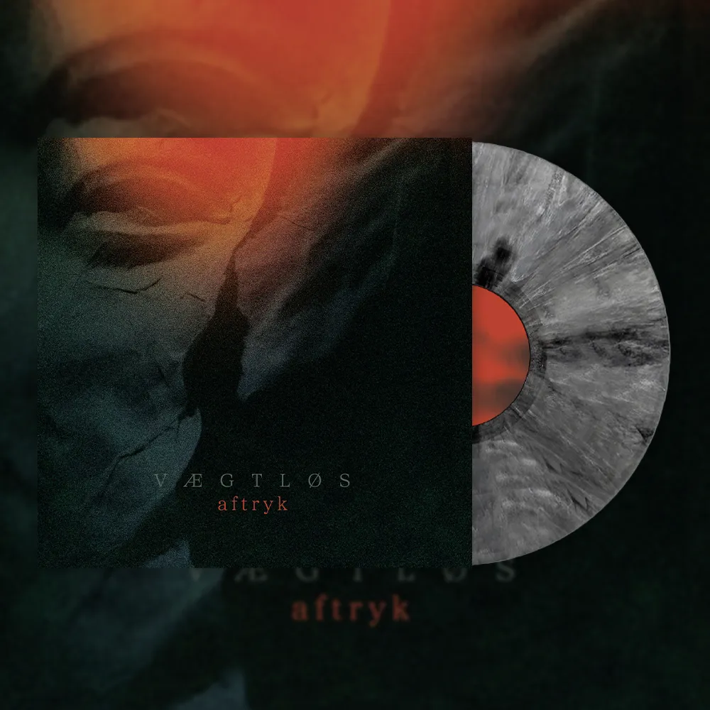 Grey vinyl edition of Vægtløs – Aftryk